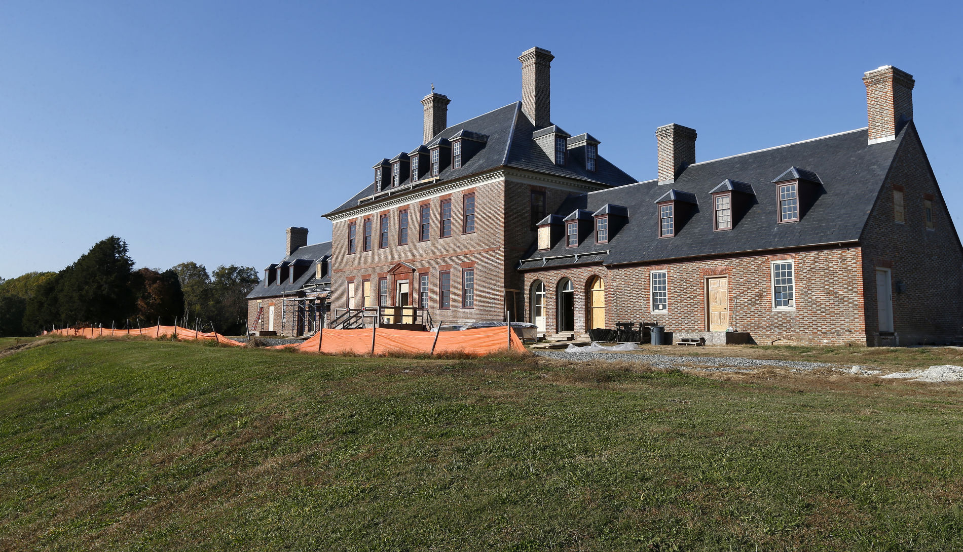 PHOTOS: Restoration work at Carter's Grove Plantation